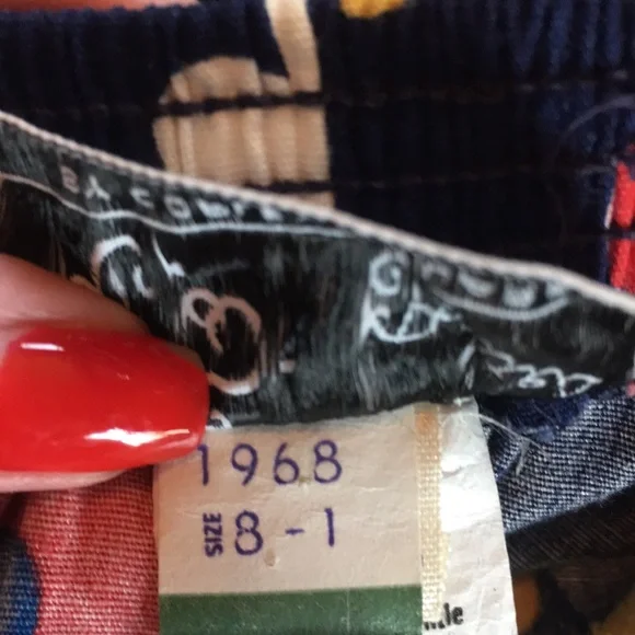 Bright & cheerful vintage 1960s ditzy daisies ric-rac skirt - Picture 11 of 15